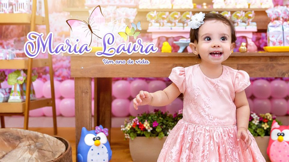 Aniversário 1 ano Maria Laura