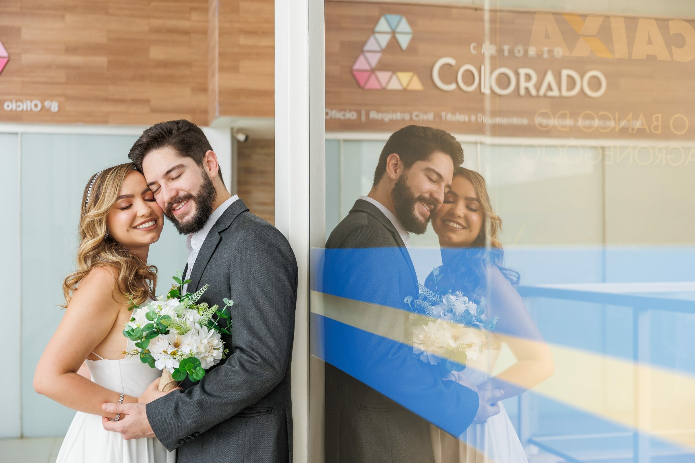 Casamento Camila e Victor - cartório colorado